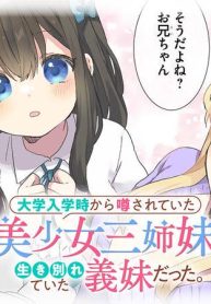 大学入学時から噂されていた美少女三姉妹、生き別れていた義妹だった。 (Raw – Free)